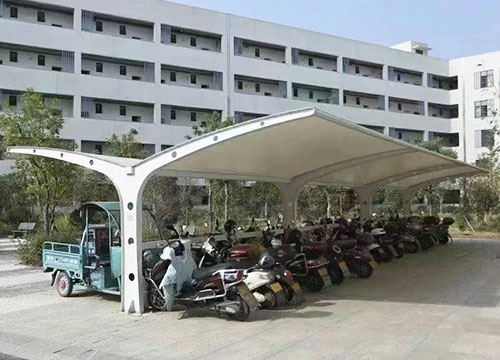 膜結(jié)構(gòu)自行車(chē)棚